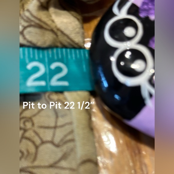 Ruby Rd Fall Button Down Top Khaki Jungle Safari Earthy Long Sleeve Size 10 - Picture 13 of 16